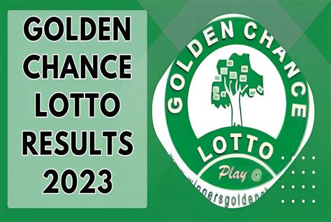 golden chance lotto result yesterday results today